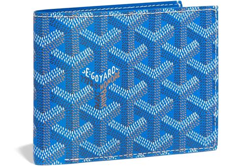 goyard victoire wallet blue|goyard insert wallet.